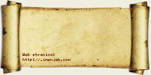 Tijana Radojković vizit kartica